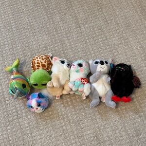 Ty Stuffed Animals BEANIE BOOS Set - Multicolor Collection